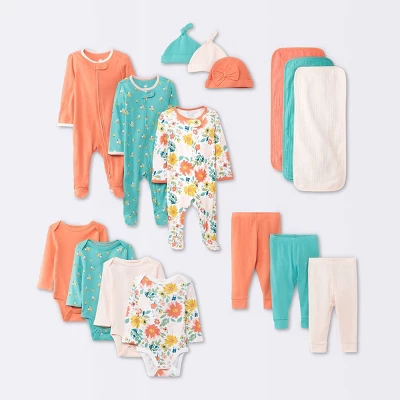 Baby Girls' Layette Garden Gifting Bundle - Cloud Island™ Floral - Image 5