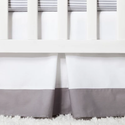 Crib Bedding Set Two By Two 4pc - Cloud Island™ Gray - Image 3