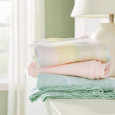Muslin Swaddle Blanket - Cloud Island™ Brushstrokes - 3pk