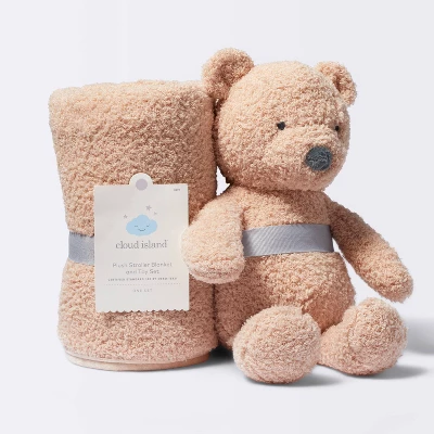 Plush Blanket With Soft Toy - Bear - Cloud Island™ - Image 3