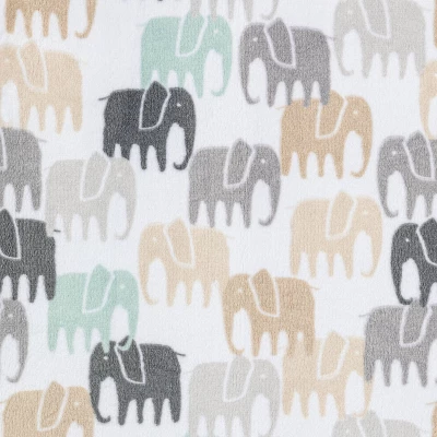 Changing Pad Cover Elephants - Cloud Island™ Gray - Image 2