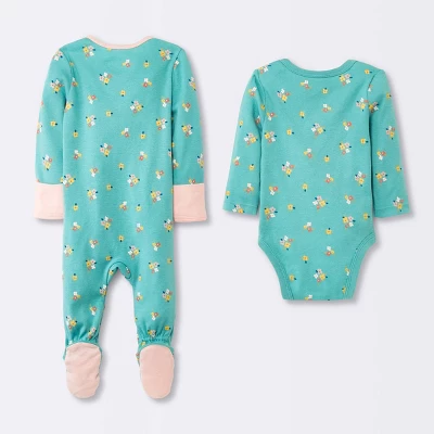 Baby Girls' Layette Garden Gifting Bundle - Cloud Island™ Floral - Image 2