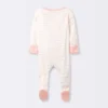 Baby 6pk Zip-Up Sleep N' Play - Cloud Island™ Brown