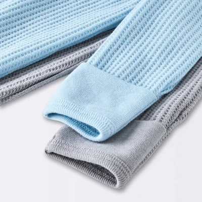 Baby Boys' 2pk Basic Waffle Gowns - Cloud Island™ Gray - Image 3
