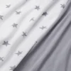 Fitted Jersey Crib Sheet - Gray & Scatter Star - Cloud Island™ 2pk
