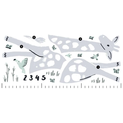 Peel And Stick Wall Decal Growth Chart - Giraffe - Cloud Island™ - Image 3