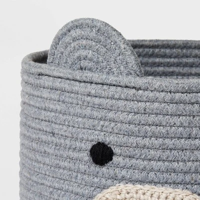 Coiled Rope Storage Bin Large Bear - Cloud Island™ - Image 2